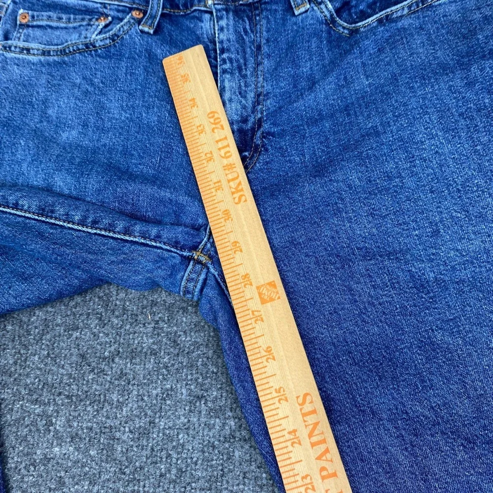 Levis Premium 514 Straight Fit Mens Blue Denim Jeans W32 L30 Medium Wash